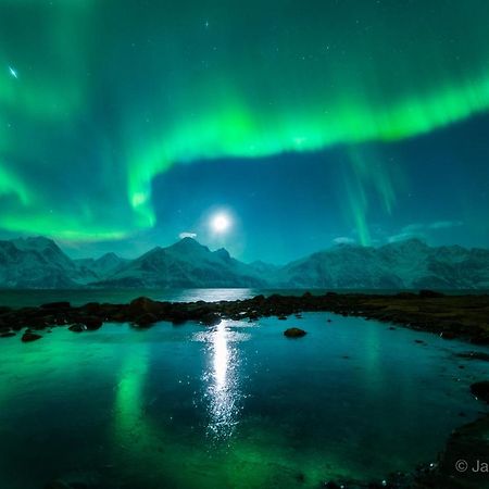 Lyngenfjord,Odins Hus Apartment Olderdalen Bagian luar foto