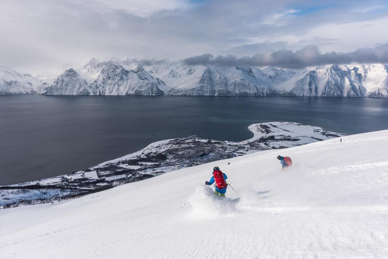 Lyngenfjord,Odins Hus Apartment Olderdalen Bagian luar foto