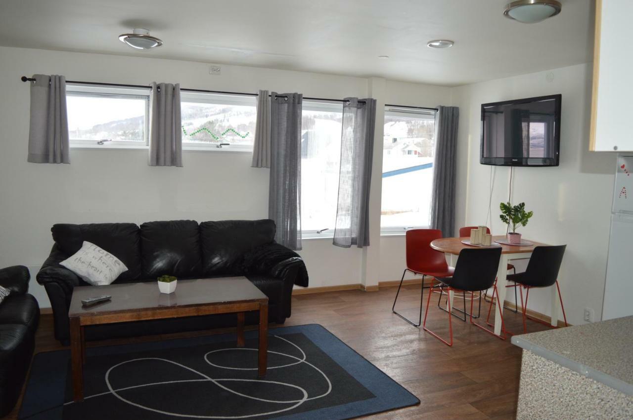 Lyngenfjord,Odins Hus Apartment Olderdalen Bagian luar foto