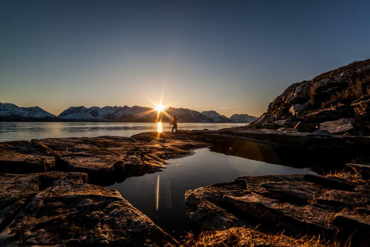 Lyngenfjord,Odins Hus Apartment Olderdalen Bagian luar foto